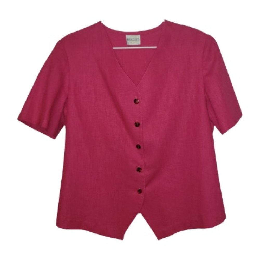 vintage hot pink top